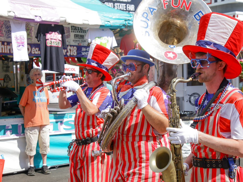 Marching band at Ohio State Fair 2015