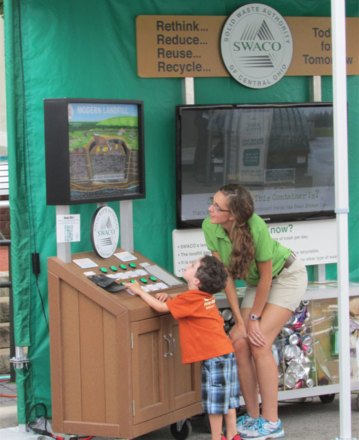SWACO ambassador giving presentation