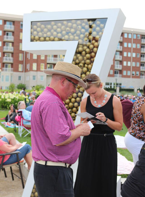 Guests enter to win at Z Gallerie event